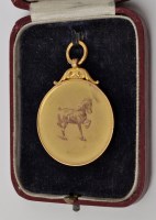 Lot 606 - A 9ct. yellow gold medal for the Ferndale...