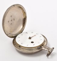 Lot 616 - An early 19th Century silver cased Hunter...