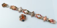 Lot 641 - A 19th Century Scottish agate set silver...