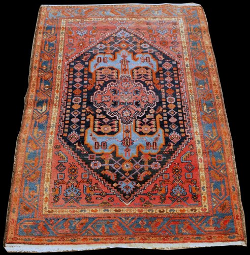 Lot 845 - A Malaya rug, with bold geometric design and...