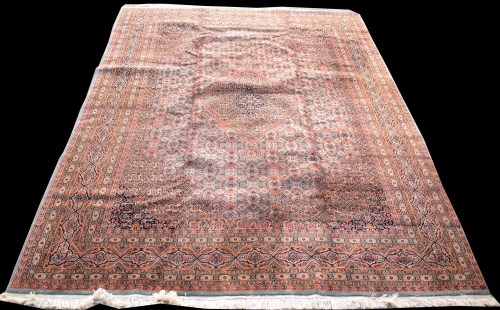 Lot 863 - A Bidjar carpet, the central medallion and...