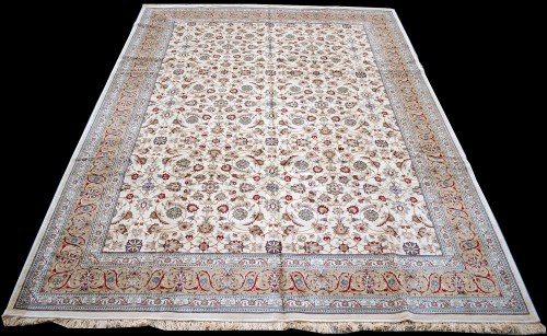 Lot 881 - A Kashmir carpet, with floral scrolling design...