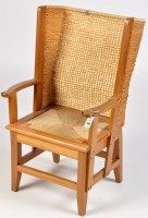 Lot 988 - A modern oak Orkney chair, by Robert Harcus...