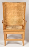 Lot 989 - A modern oak Orkney chair, by Robert Harcus...