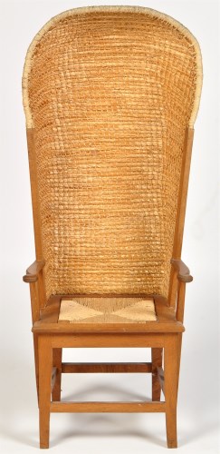 Lot 991 - A modern oak Orkney chair, by D. Irvine,...