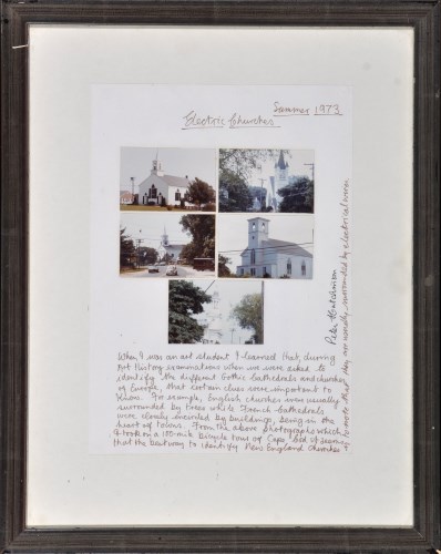 Lot 44 - Peter Hutchinson ''Electric Churches'' 1973...