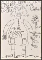 Lot 180 - August Walla ''Frau Kammerer'' Signed and...