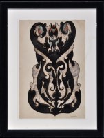 Lot 185 - Scottie Wilson ''No. 54'' Signed Ink and...