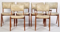 Lot 11 - Beresford & Hicks: six walnut dining chairs...