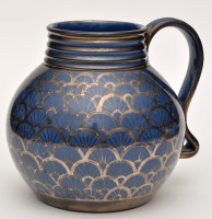 Lot 147 - A Wedgwood Art Deco silver lustre jug...