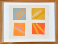 Lot 224 - Sandra Blow ABSTRACT COMPOSITION printed...