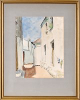 Lot 295 - Eugene Spiro CONTINENTAL STREET SCENE signed...