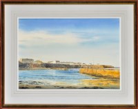 Lot 316 - Alan Reed CULLERCOATS BAY signed watercolour...