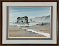 Lot 320 - Thomas Wilkinson ''MARSDEN ROCK, SOUTH SHIELDS'...