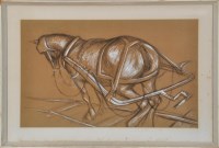 Lot 324 - Norman Stansfield Cornish ''PIT PONY RESTING...