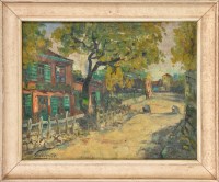 Lot 435 - Leopold Lecompte CONTINENTAL STREET SCENE...