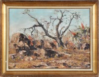 Lot 436 - Charlotte Oesterlein ''ROCK AND ALOES NEAR...