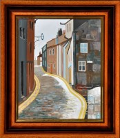 Lot 449 - Anthony Procter ''STREET SCENE, HAWORTH''...