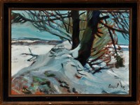 Lot 461 - **** Angus WINTER LANDSCAPE signed and dated...