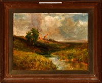 Lot 466 - John Falconar Slater A WINDMILL ON A HILL...