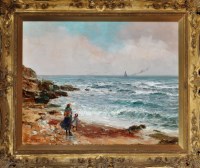 Lot 467 - John Falconar Slater TWO FISHERGIRLS ON A...