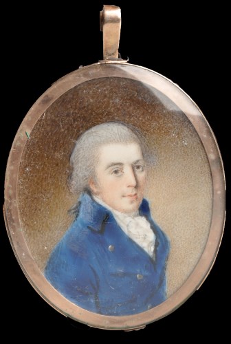 Lot 79 - British School (c.1800) A miniature portrait...