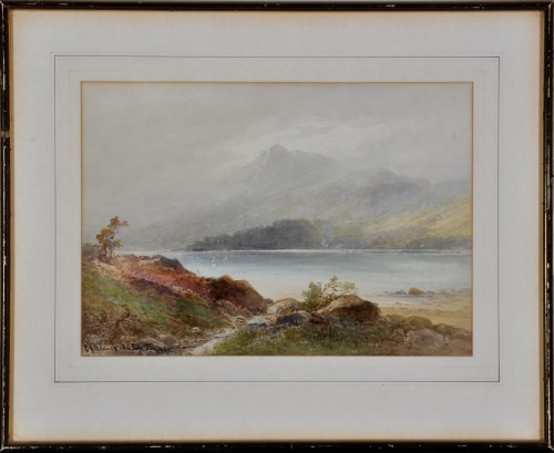 Lot 128 - Emil Axel Krause (1867-1945) ''On Loch Tay N.B....