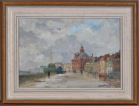Lot 312 - Geoffrey Burrows (b.1934) ''Yarmouth Quay''...
