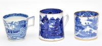 Lot 454 - Fifteen-piece miniature blue and white tea...
