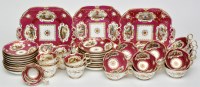 Lot 460 - Forty-three piece 'Rockingham' tea and coffee...