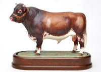Lot 466 - Royal Worcester figure of a Dairy Short Horn...