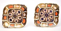 Lot 471 - Pair of Royal Crown Derby 'Imari'...