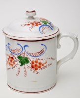 Lot 483 - Russian Kuznetsov porcelain cup and cover,...