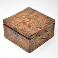 Lot 585 - Japanese lacquered tortoiseshell box,...