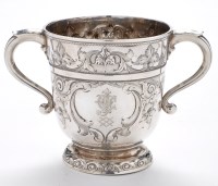 Lot 647 - A George I Britannia standard two-handled cup,...