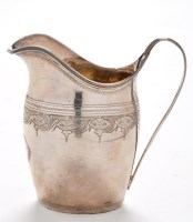 Lot 656 - A George III jug, by Duncan Urquhart &...