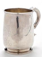 Lot 657 - A George II mug, by William Bellassyse, London...