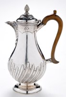 Lot 660 - A Victorian coffee pot, by William Hutton &...