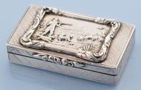 Lot 702 - A Victorian snuff box, by John Tongue,...