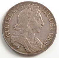 Lot 724 - William III Crown 1696, third bust, Octavo...