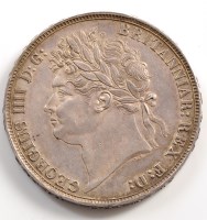 Lot 734 - George IV Crown 1821, Secundo, S.3805. Some...