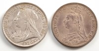 Lot 738 - Victorian Crowns 1892 and 1893 LVI. Second...