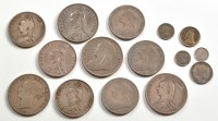 Lot 753 - Victoria: Half Crowns 1885, 1887, 1890 and...