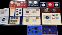 Lot 779 - A miscellaneous collection of coin sets, to...