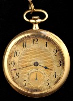 Lot 786 - Wittnauer & Co: a yellow precious metal...