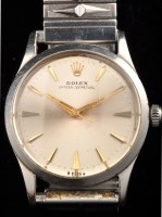 Lot 817 - Rolex: a stainless steel Oyster perpetual...