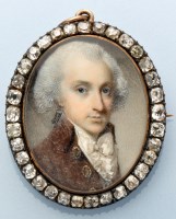 Lot 834 - A Victorian miniature portrait of Samuel Shore,...