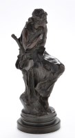 Lot 962 - Leon Mignon (1847-1898): a patinated bronze...