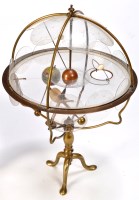 Lot 1058 - A first half 20th Century Orrery, the brass...