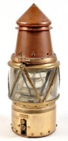 Lot 1061 - A 19th Century copper and brass buoy...